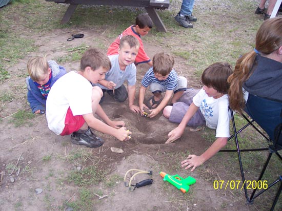 2006 family reunion in Yellowstone National Park